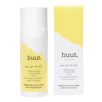 SENSITIVE AND OIL-FREE SUN FLUID SPF50+